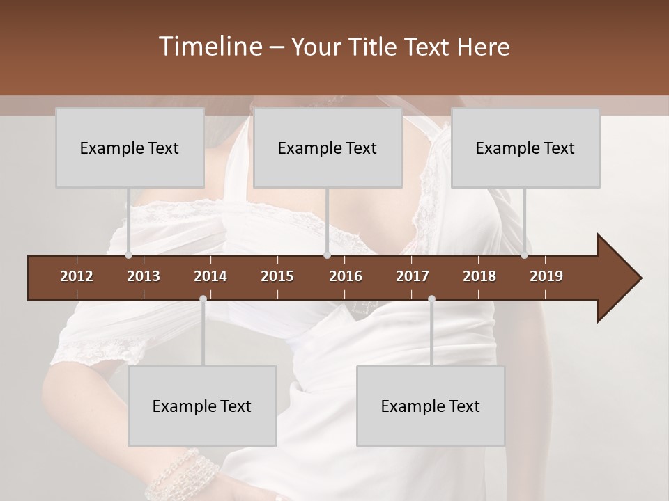 Dress Happy Pretty PowerPoint Template
