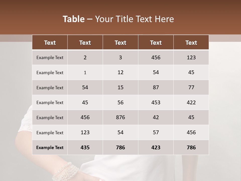 Dress Happy Pretty PowerPoint Template