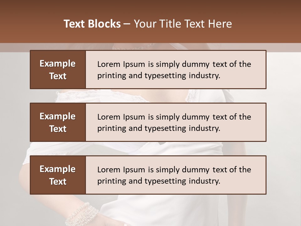 Dress Happy Pretty PowerPoint Template