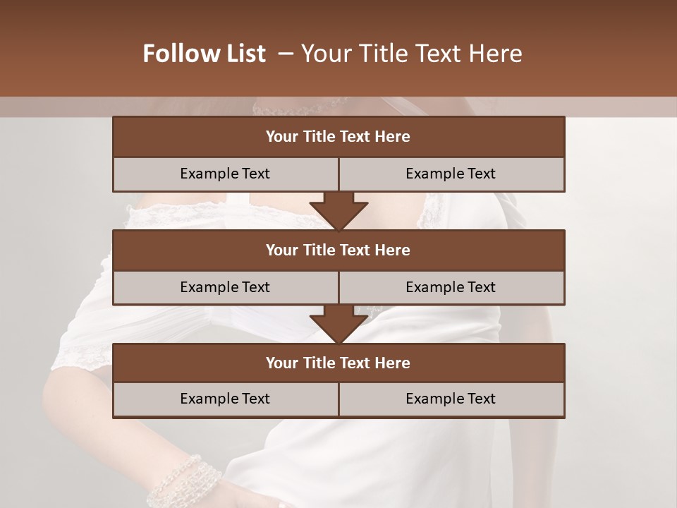 Dress Happy Pretty PowerPoint Template