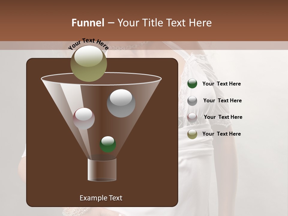 Dress Happy Pretty PowerPoint Template