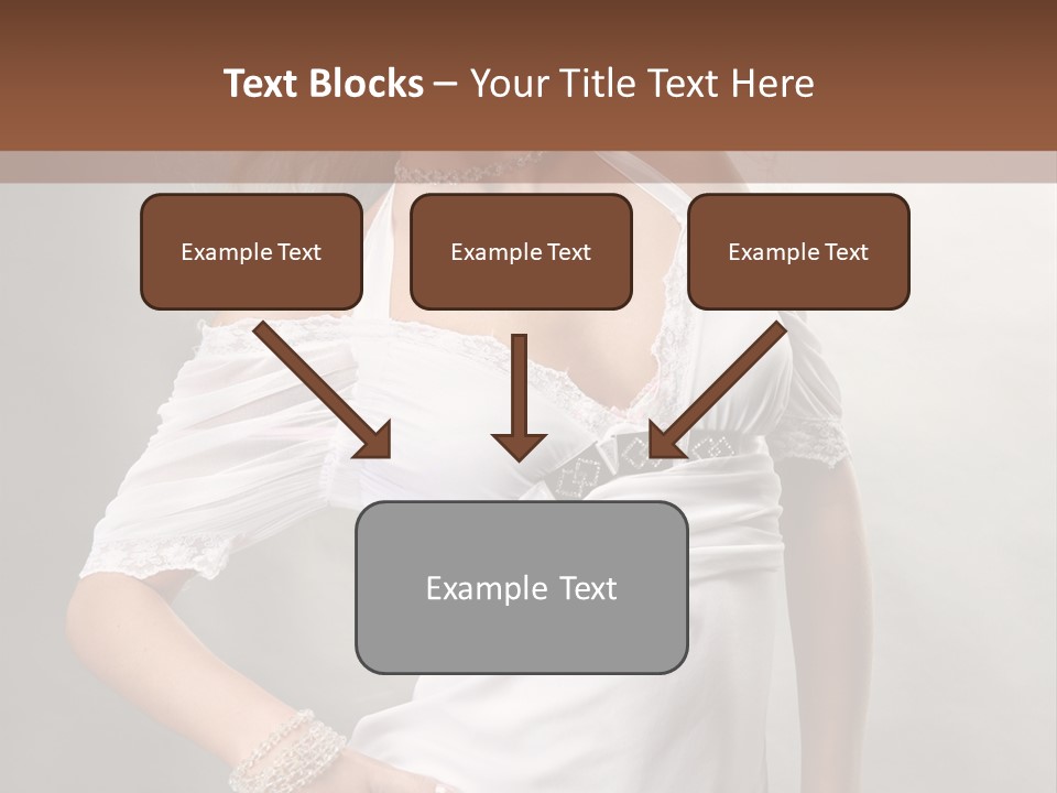 Dress Happy Pretty PowerPoint Template