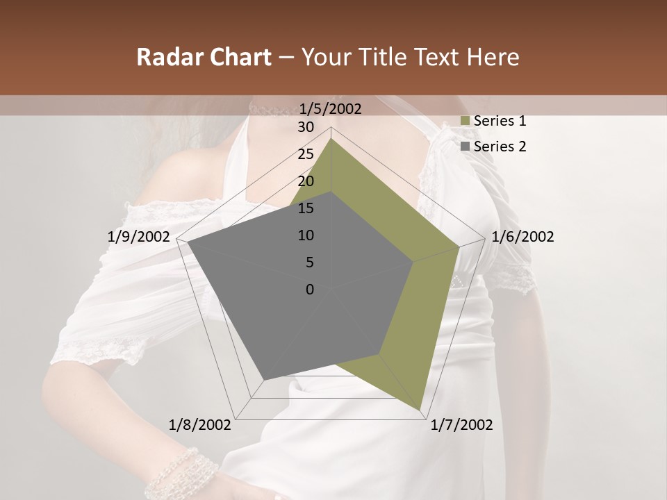 Dress Happy Pretty PowerPoint Template