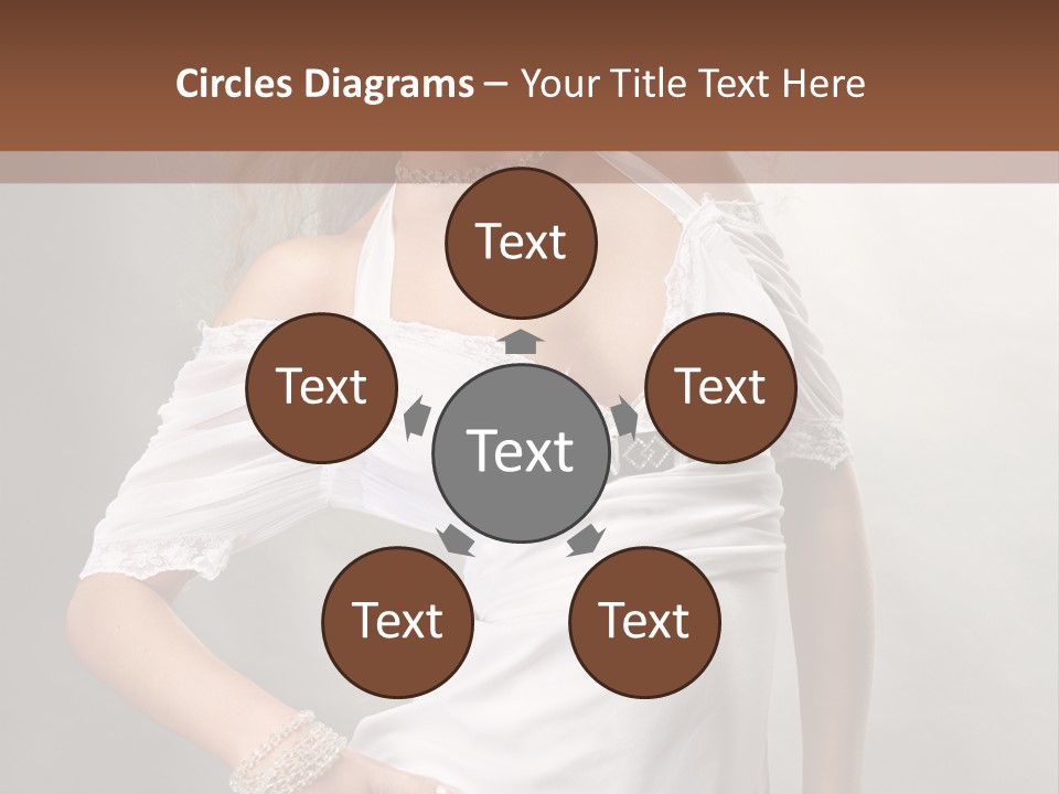 Dress Happy Pretty PowerPoint Template