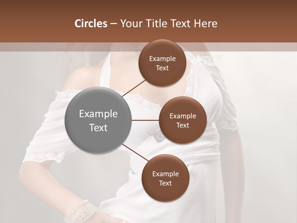 Dress Happy Pretty PowerPoint Template