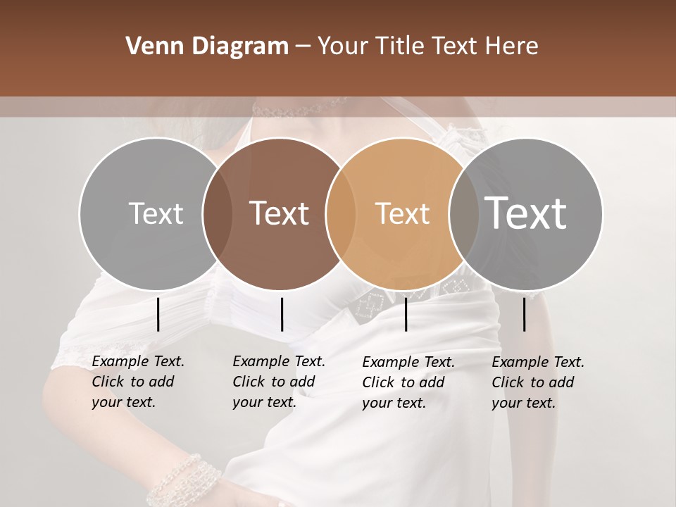Dress Happy Pretty PowerPoint Template