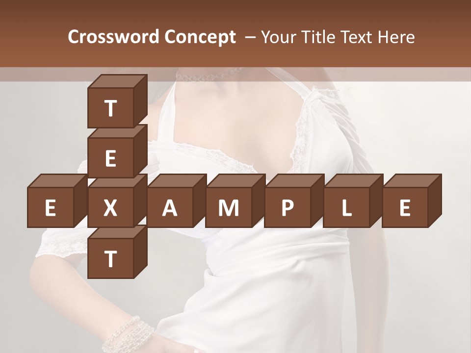 Dress Happy Pretty PowerPoint Template