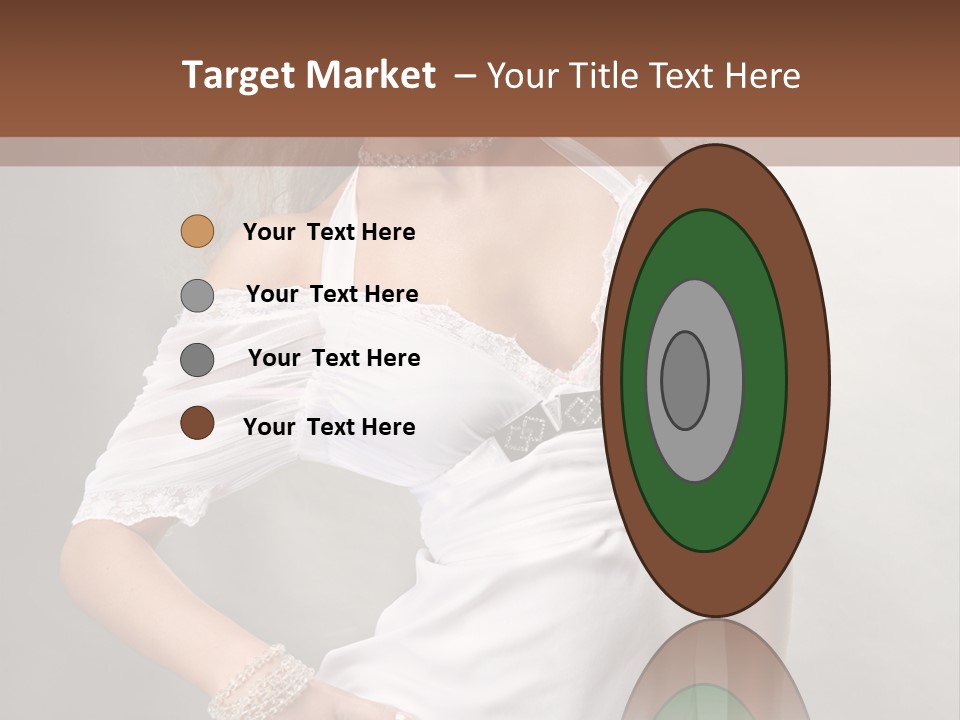 Dress Happy Pretty PowerPoint Template