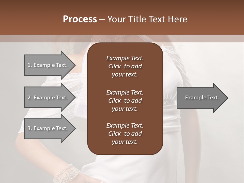 Dress Happy Pretty PowerPoint Template