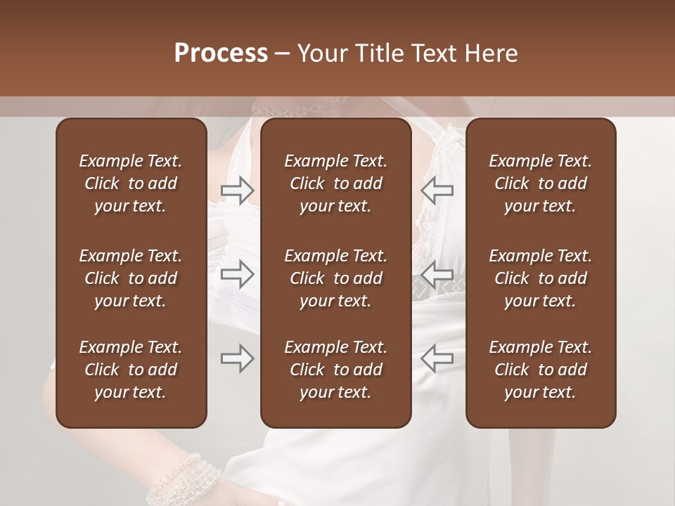 Dress Happy Pretty PowerPoint Template