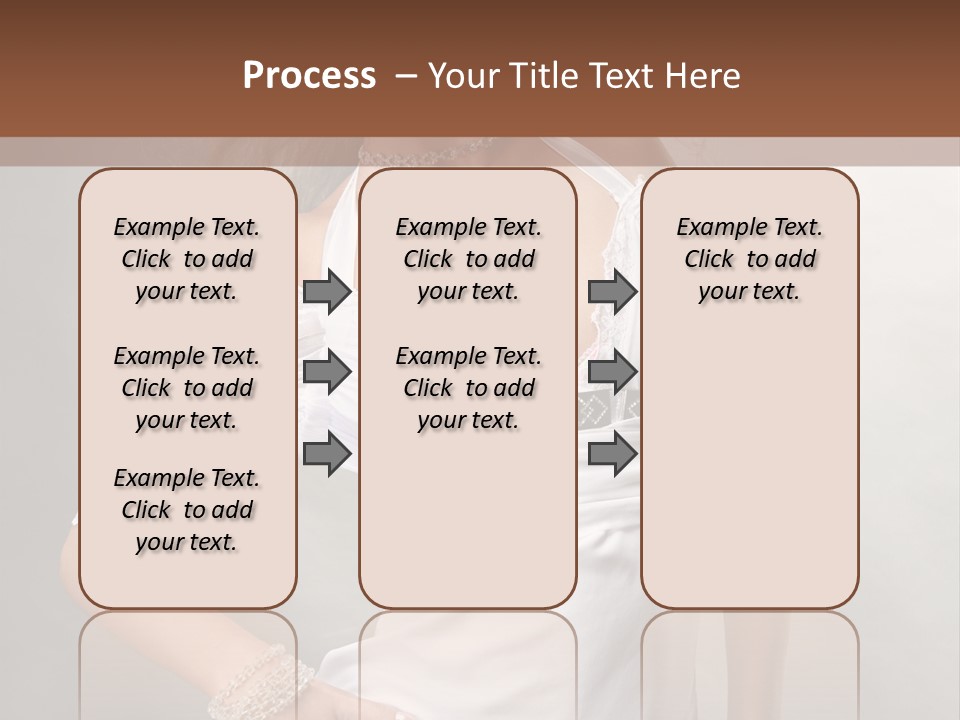 Dress Happy Pretty PowerPoint Template