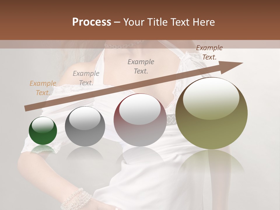 Dress Happy Pretty PowerPoint Template