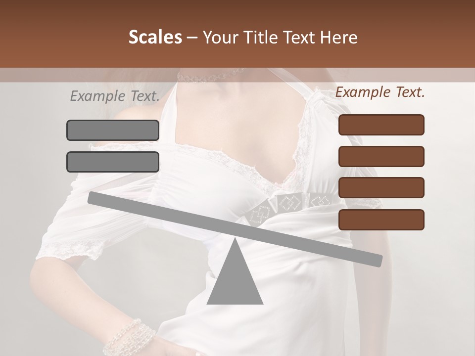 Dress Happy Pretty PowerPoint Template