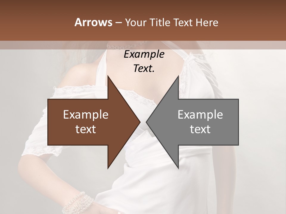 Dress Happy Pretty PowerPoint Template