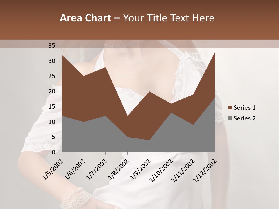 Dress Happy Pretty PowerPoint Template