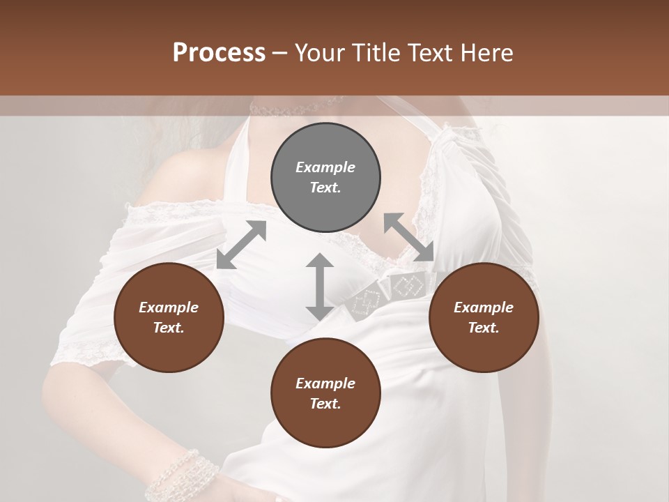 Dress Happy Pretty PowerPoint Template