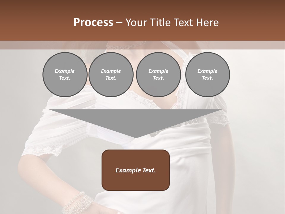 Dress Happy Pretty PowerPoint Template