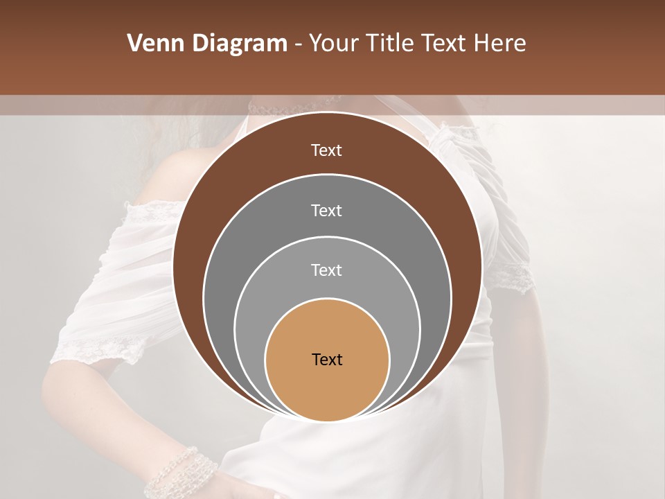 Dress Happy Pretty PowerPoint Template