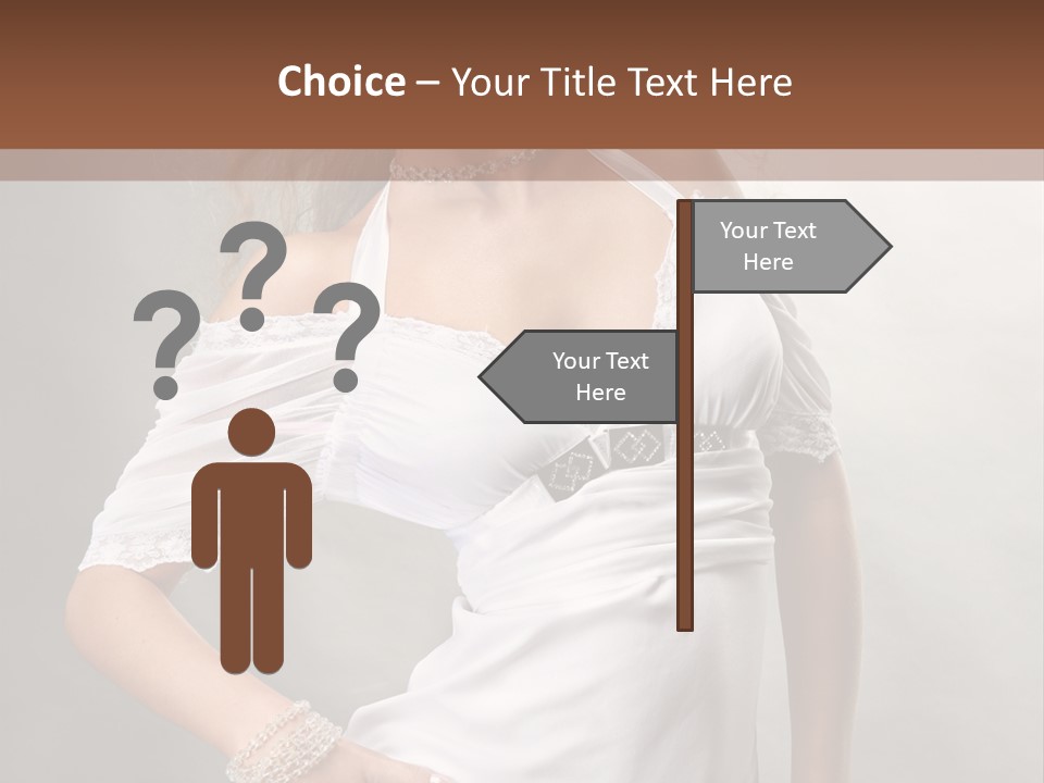 Dress Happy Pretty PowerPoint Template