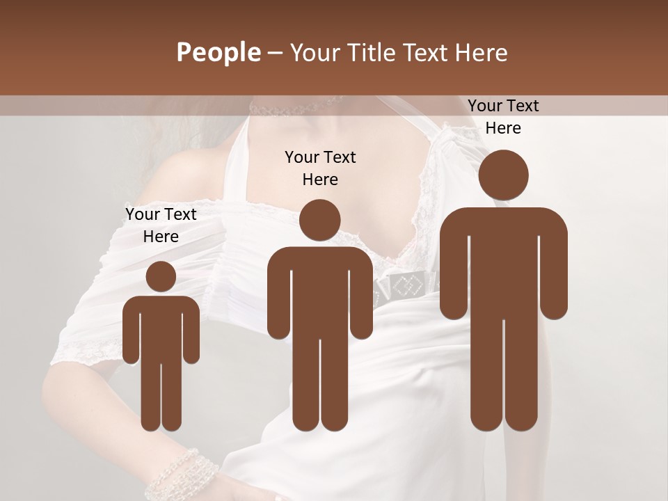 Dress Happy Pretty PowerPoint Template