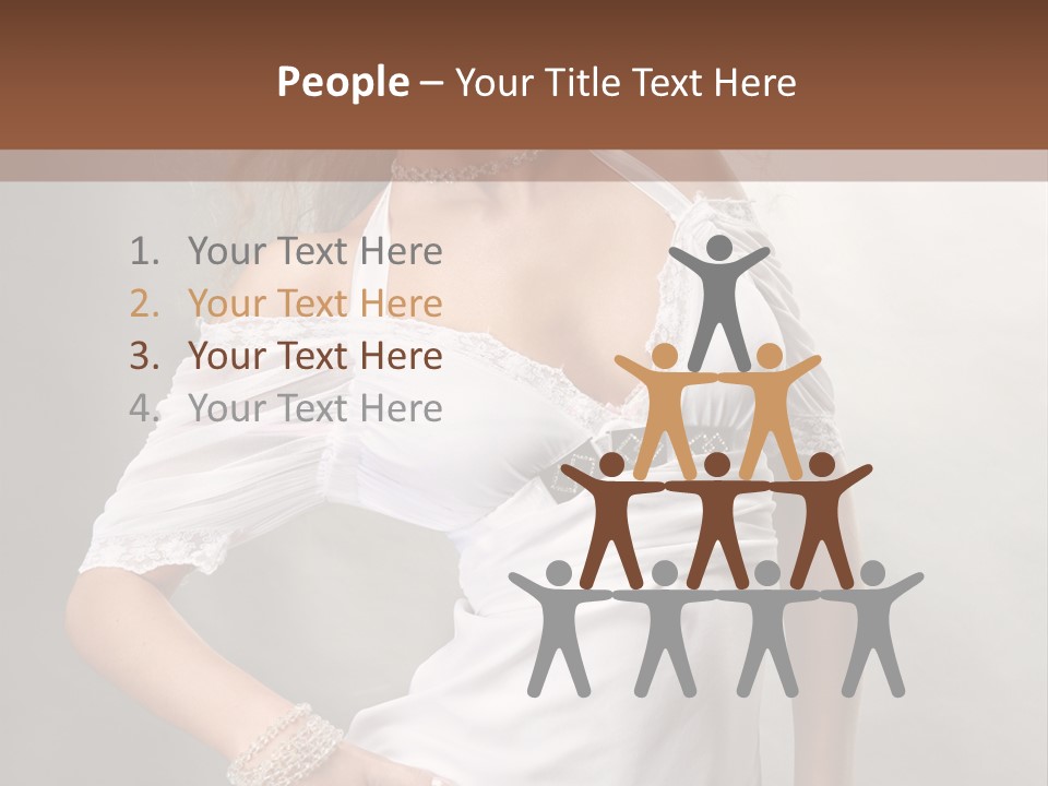 Dress Happy Pretty PowerPoint Template