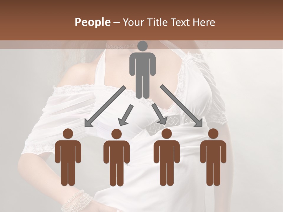 Dress Happy Pretty PowerPoint Template