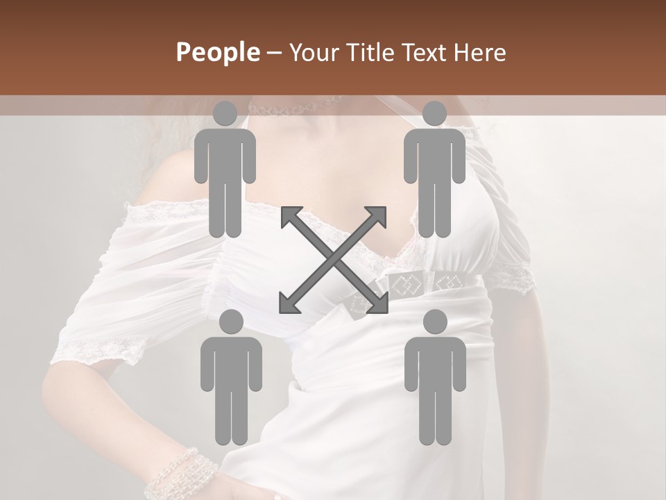 Dress Happy Pretty PowerPoint Template