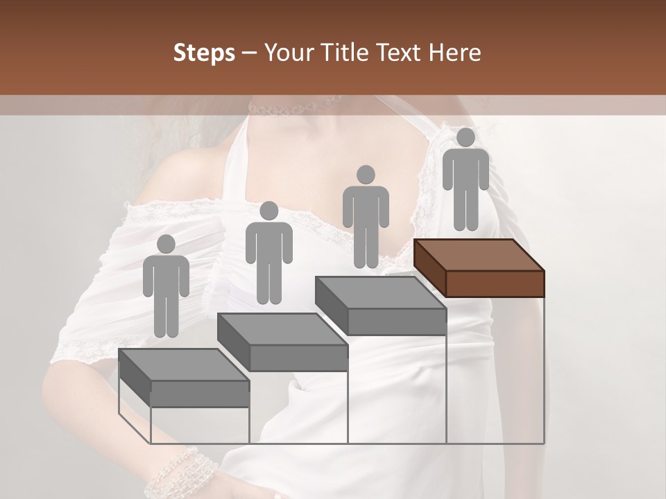 Dress Happy Pretty PowerPoint Template