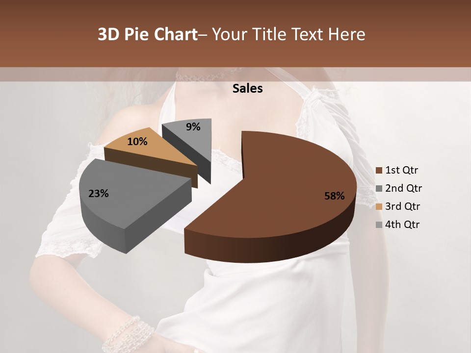 Dress Happy Pretty PowerPoint Template