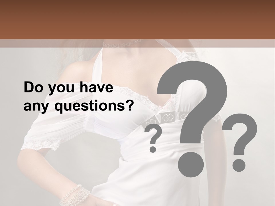 Dress Happy Pretty PowerPoint Template