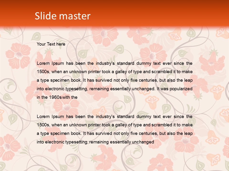 Leaf Plant Natural PowerPoint Template