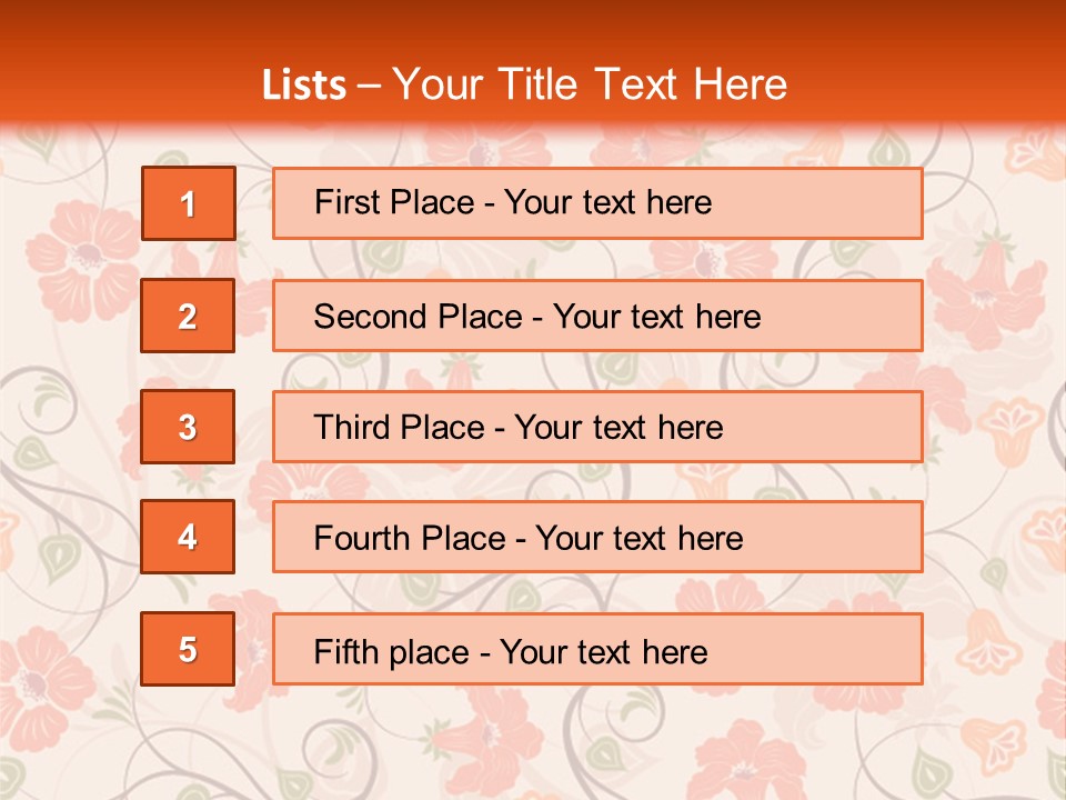 Leaf Plant Natural PowerPoint Template