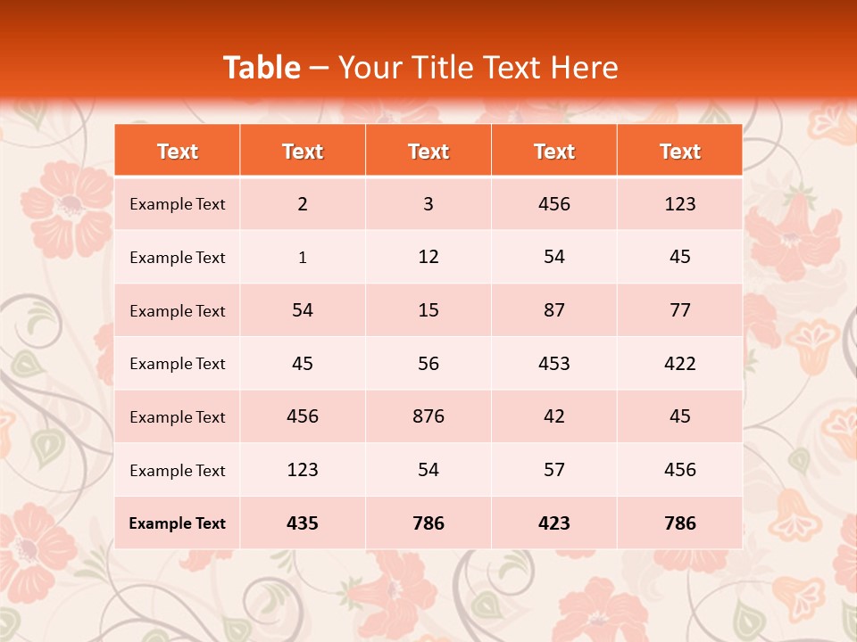 Leaf Plant Natural PowerPoint Template