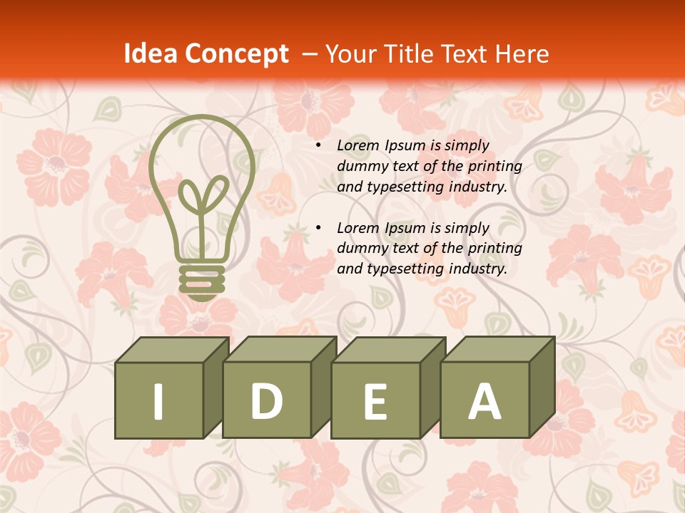 Leaf Plant Natural PowerPoint Template