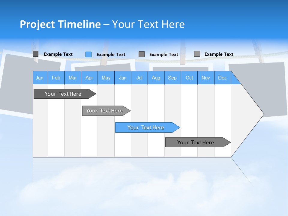 Illustration Frame Pin PowerPoint Template
