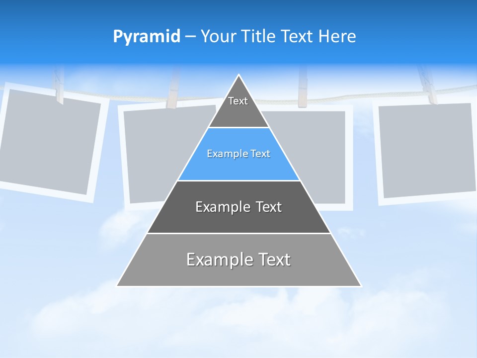 Illustration Frame Pin PowerPoint Template
