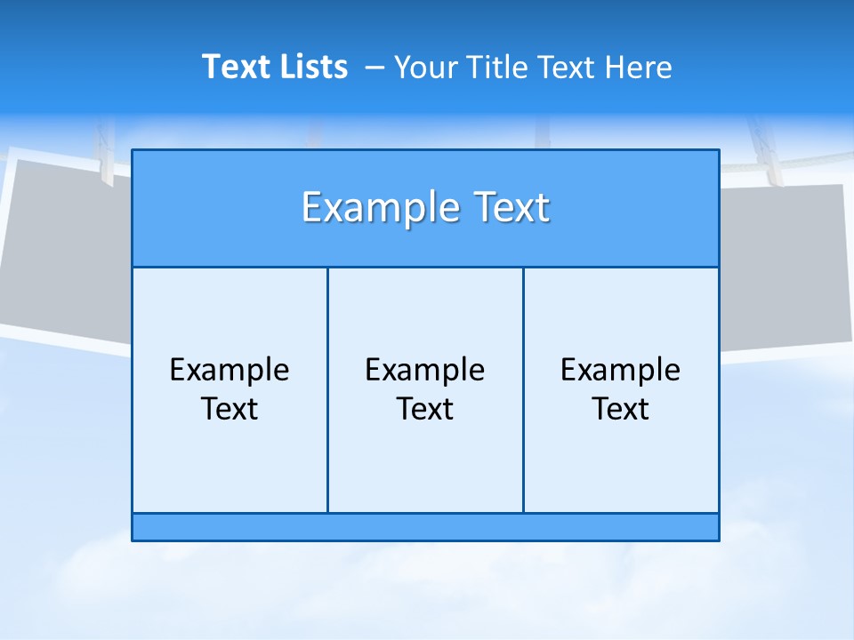 Illustration Frame Pin PowerPoint Template