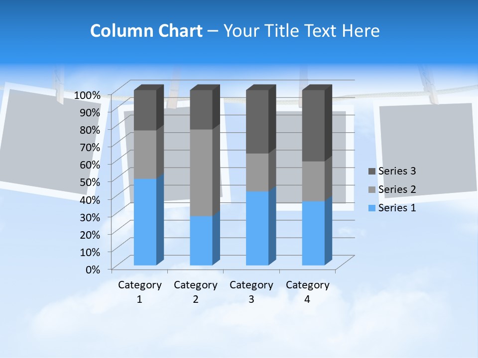 Illustration Frame Pin PowerPoint Template