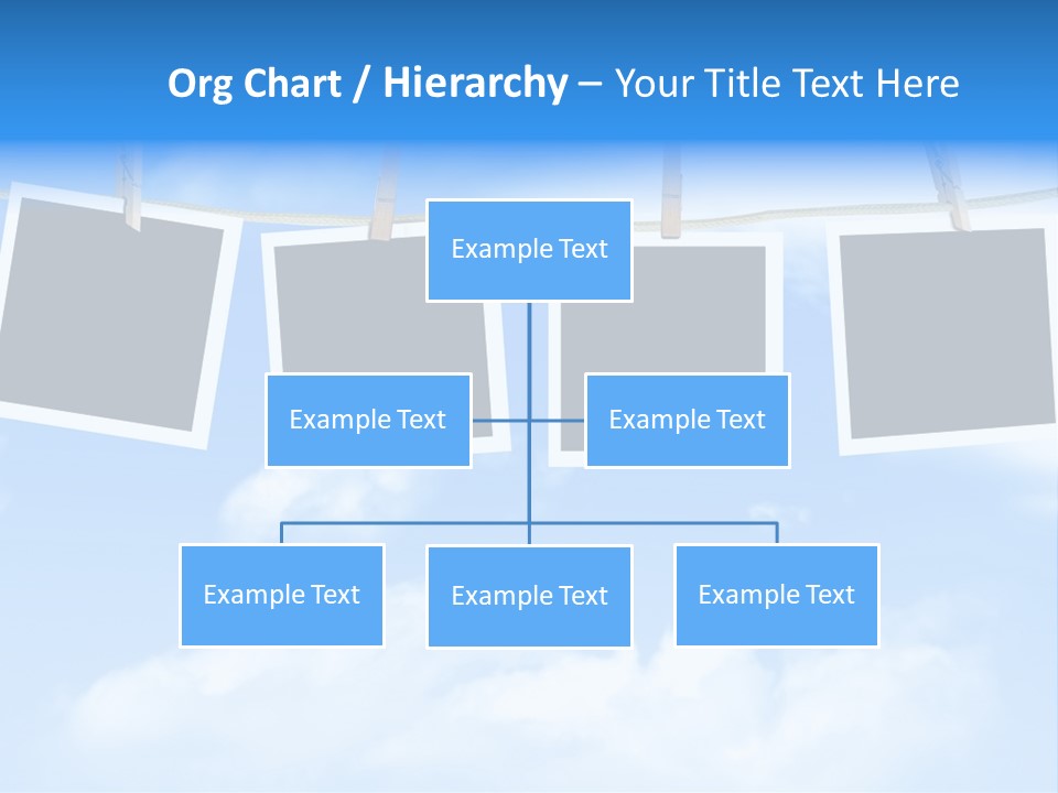 Illustration Frame Pin PowerPoint Template
