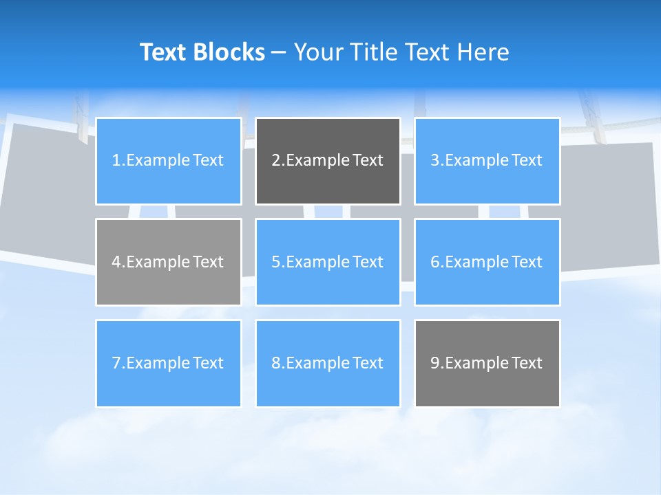 Illustration Frame Pin PowerPoint Template