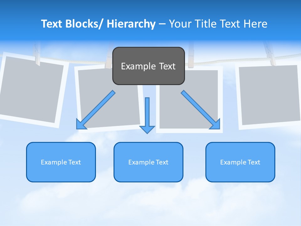 Illustration Frame Pin PowerPoint Template