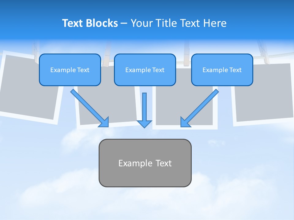 Illustration Frame Pin PowerPoint Template