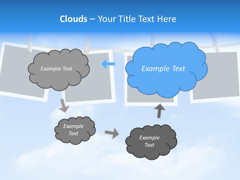 Illustration Frame Pin PowerPoint Template