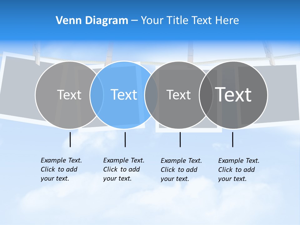 Illustration Frame Pin PowerPoint Template
