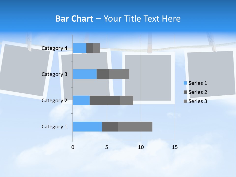 Illustration Frame Pin PowerPoint Template