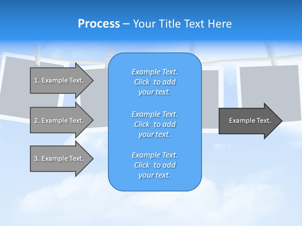Illustration Frame Pin PowerPoint Template