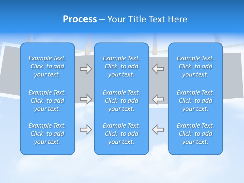 Illustration Frame Pin PowerPoint Template