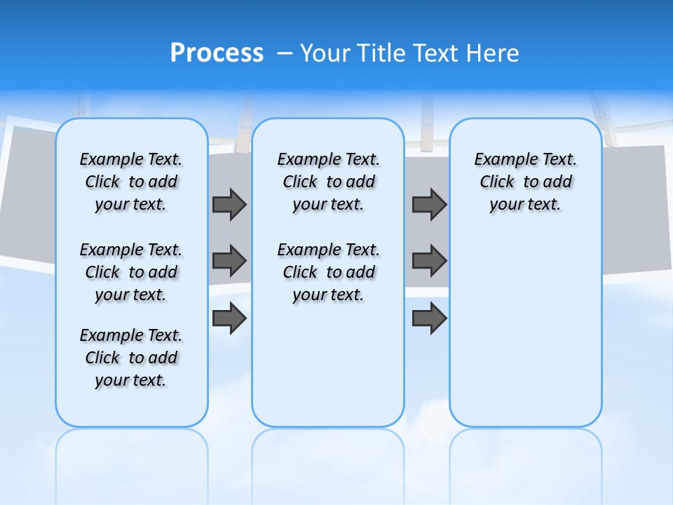 Illustration Frame Pin PowerPoint Template