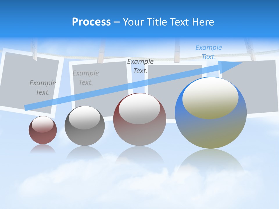 Illustration Frame Pin PowerPoint Template