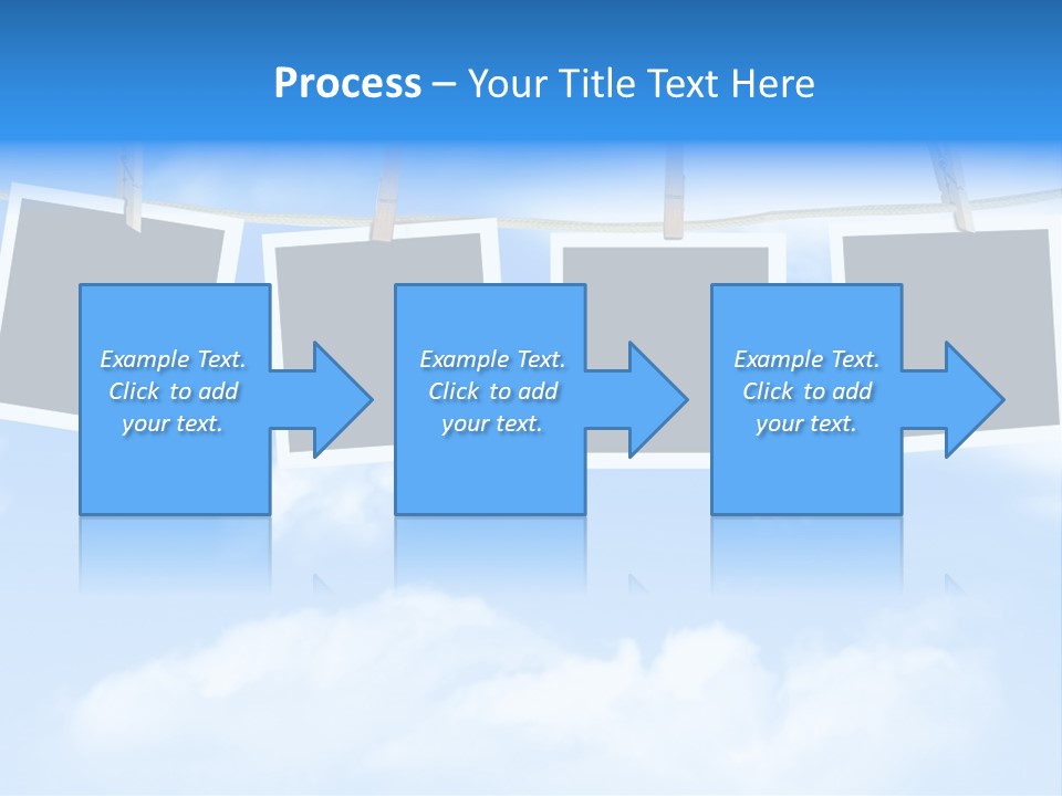 Illustration Frame Pin PowerPoint Template
